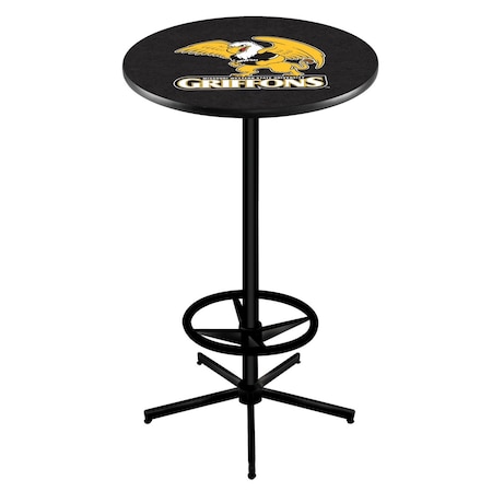 Holland Bar Stool Co 42" Black Missouri Western State Pub Table L216B4228MOWSt